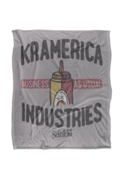 Warner Brothers Seinfeld The Make Your Own Pie Silky Touch Super Soft Throw Blanket in White - thumbnail 1