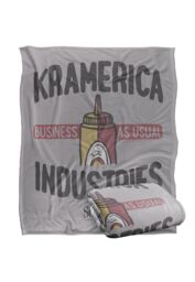 Warner Brothers Seinfeld The Make Your Own Pie Silky Touch Super Soft Throw Blanket in White - thumbnail 2