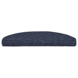 Berkfield Home Self-adhesive Stair Mats 5 pcs Blue 65x21x4 cm Needle Punch - Size: Medium - thumbnail 4