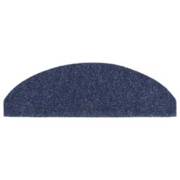 Berkfield Home Self-adhesive Stair Mats 5 pcs Blue 65x21x4 cm Needle Punch - Size: Medium - thumbnail 5