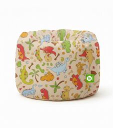 Bean Lazy Women's Cotton Dinosaur Bean Bag Child Size in Medium Beige - Size: Small - thumbnail 2