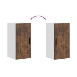 Berkfield Home Kitchen Wall Cabinet¬†Porto Smoked Oak Engineered Wood in Brown - thumbnail 8