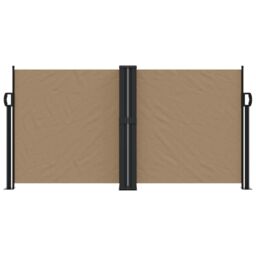 Berkfield Home Retractable Side Awning Taupe 120x1200 cm - thumbnail 3