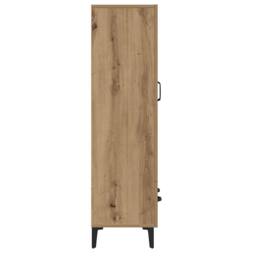 Berkfield Home Highboard Artisan Oak 70x31x115 cm Engineered Wood in Brown - Size: 70 x 31 x 115 cm - thumbnail 5