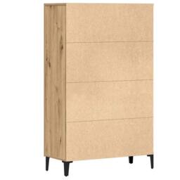 Berkfield Home Highboard Artisan Oak 70x31x115 cm Engineered Wood in Brown - Size: 70 x 31 x 115 cm - thumbnail 6