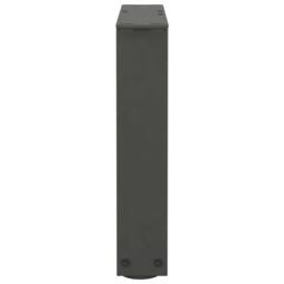 Berkfield Home Dining Table Legs V-Shape 2 pcs Anthracite 30x(30-31.3) cm Steel in Black - thumbnail 6