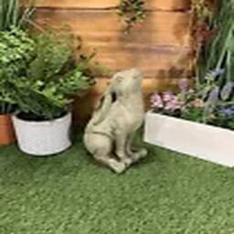 EONLION GARDEN MOON GAZING HARE ORNAMENT in Stone - thumbnail 2