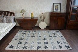 RugsX Lisboa Rug in Black - Size: 160 cm x 230 cm - thumbnail 2