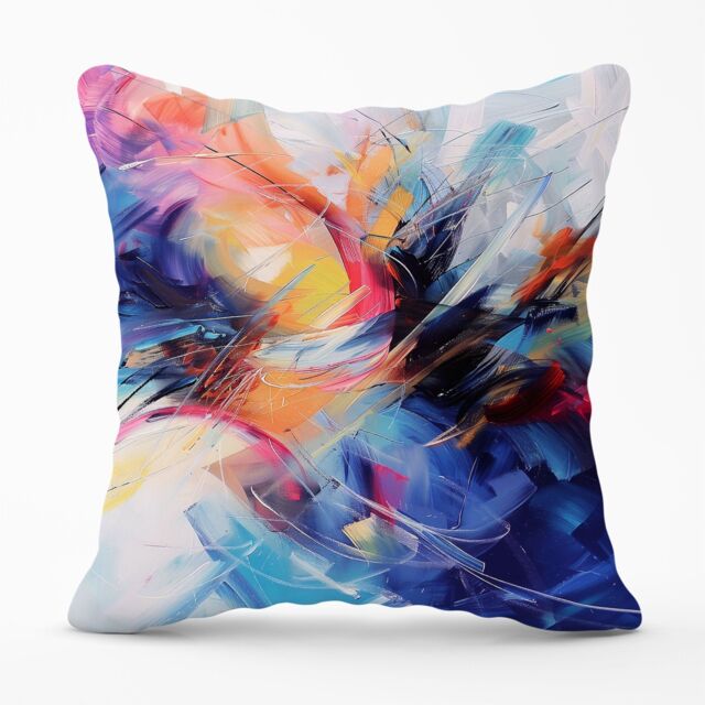 Warren Reed - Designer Serene Explosion: Calm Amidst Colours Cushions - Size: 33 cm x 48 cm - image 1