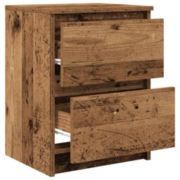 Berkfield Home TV Cabinet Old Wood 40x35x54 cm Engineered Wood in Brown - Size: 40 x 35 x 54 cm - thumbnail 5