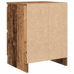 Berkfield Home TV Cabinet Old Wood 40x35x54 cm Engineered Wood in Brown - Size: 40 x 35 x 54 cm - thumbnail 8