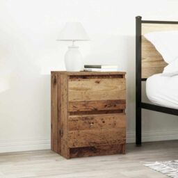 Berkfield Home TV Cabinet Old Wood 40x35x54 cm Engineered Wood in Brown - Size: 40 x 35 x 54 cm - thumbnail 3