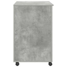 Berkfield Home Concrete Grey Computer Desk Concrete grey Particle board Medium - thumbnail 6