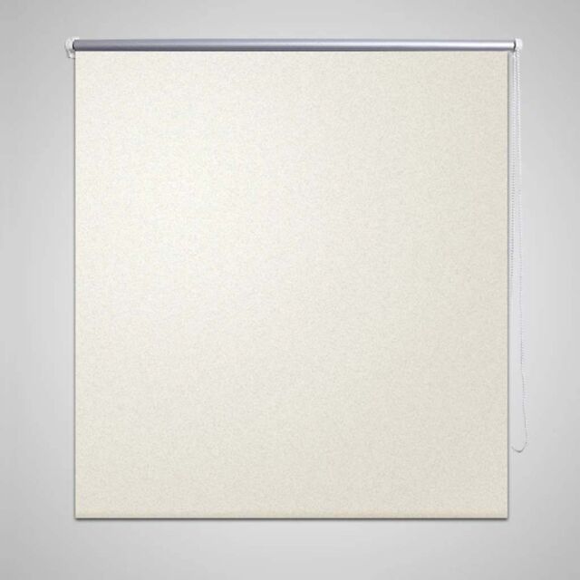 Berkfield Home Roller Blind Blackout 40 x 100 cm Off-White in White - image 1