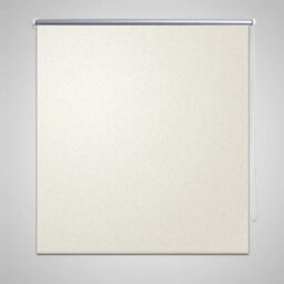 Berkfield Home Roller Blind Blackout 40 x 100 cm Off-White in White - thumbnail 1