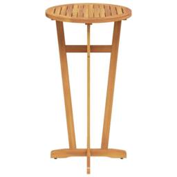 Berkfield Home Beautiful Garden Bar Table Ã˜60x105 cm Solid Wood Acacia in Brown - Size: 60x105 cm - thumbnail 6