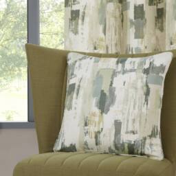Sundour Bamford Eyelet Curtains in Green - Size: 117 cm width x 229 cm drop - thumbnail 5