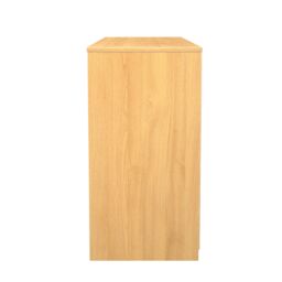 Ready Assembled 2 U Bristol 6 Drawer Kneehole Desk (Ready Assembled) in Natural - thumbnail 2
