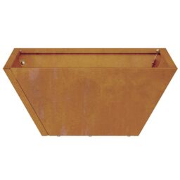 Berkfield Home Garden Bowl Planter 35x35x15 cm Weathering Steel in Grey - Size: 35 x 35 x 15 cm - thumbnail 7