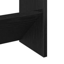 Berkfield Home Wall Shoe Cabinet - Black Oak, 80x18x90 cm, Made from Engineered Wood - Size: 80 x 18 x 90 cm - thumbnail 8