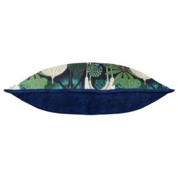 Wylder Tropics Serenity Tropical Garden Velvet Cushion in Black - Size: 40 cm x 60 cm - thumbnail 3