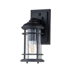 Netlighting Feiss Lighthouse Outdoor Wall Lantern Textured Black IP44 - thumbnail 2