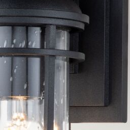 Netlighting Feiss Lighthouse Outdoor Wall Lantern Textured Black IP44 - thumbnail 4