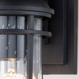Netlighting Feiss Lighthouse Outdoor Wall Lantern Textured Black IP44 - thumbnail 3