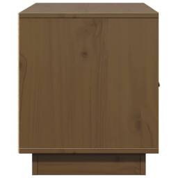 Berkfield Home TV Cabinet Honey Brown 80x34x40 cm Solid Wood Pine - Size: 80 x 34 x 40 cm - thumbnail 6