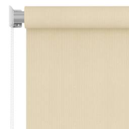 Berkfield Home Outdoor Roller Blind Cream 60x230 cm HDPE - thumbnail 5