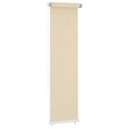 Berkfield Home Outdoor Roller Blind Cream 60x230 cm HDPE