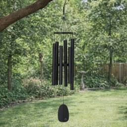 Woodstock Chimes Windchimes Bells of Paradise - Medium Black - thumbnail 2