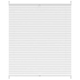 Berkfield Home Plisse Blind 100x125cm White Pleated Blind - Size: 100x125 cm - thumbnail 1