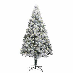 Berkfield Home Artificial Pre-lit Christmas Tree with Ball Set Green 400 cm - thumbnail 3