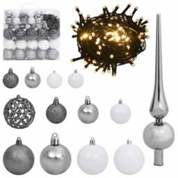 Berkfield Home Artificial Pre-lit Christmas Tree with Ball Set Green 400 cm - thumbnail 7