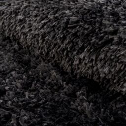 Kukoon Soft Fluffy Thick Pile Shaggy Area Rug, Living Room Bedroom Carpet Runner in Charcoal - Size: 60 cm x 240 cm - thumbnail 5