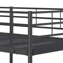 Berkfield Home Bunk Bed without Mattress Black 100x200 cm Steel - thumbnail 8
