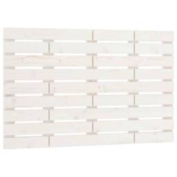 Berkfield Home Wall Headboard White 96x3x63 cm Solid Wood Pine - Size: 96 x 3 x 63 cm - thumbnail 1