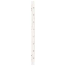 Berkfield Home Wall Headboard White 96x3x63 cm Solid Wood Pine - Size: 96 x 3 x 63 cm - thumbnail 5