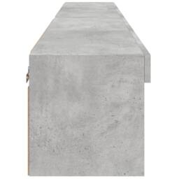 Berkfield Home TV Cabinets with LED Lights 2 pcs Concrete Grey 80x30x30 cm - Size: 80 x 30 x 30 cm - thumbnail 9