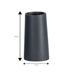 Showerdrape Alto White 3 Piece Bathroom Accessory Set in Grey - thumbnail 7