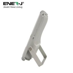 ENER-J 50W LED Solar Floodlight 1100 Lumens Black 5V in White - Size: 25 cm diameter x 19 cm high - thumbnail 3
