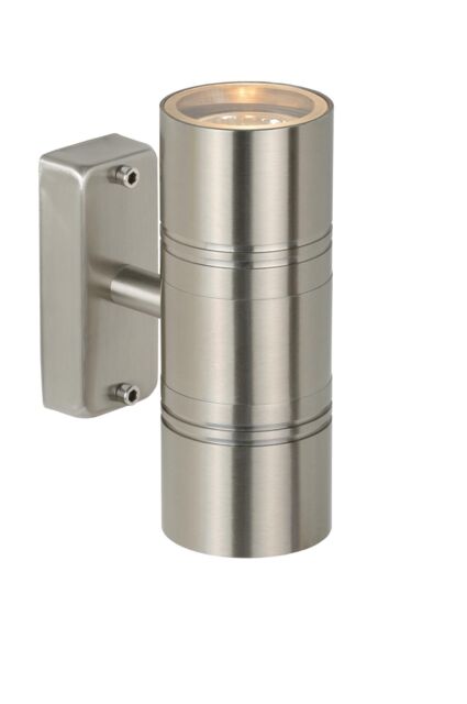 Lucide 'ARNE' Stylish Non Dimmable Garden Outdoor Up Down LED Wall Light GU10 in Grey - image 1