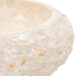 Berkfield Home Sink 40x12 cm Marble Cream - thumbnail 6