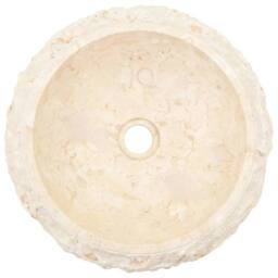Berkfield Home Sink 40x12 cm Marble Cream - thumbnail 4