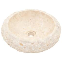 Berkfield Home Sink 40x12 cm Marble Cream - thumbnail 2