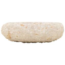 Berkfield Home Sink 40x12 cm Marble Cream - thumbnail 5