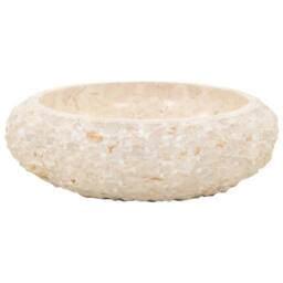 Berkfield Home Sink 40x12 cm Marble Cream - thumbnail 3