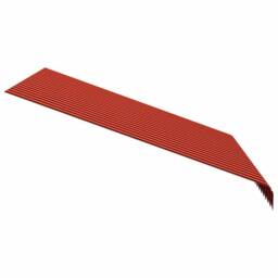Berkfield Home Awning Top Sunshade Canvas Orange & Brown 300x250 cm - thumbnail 4
