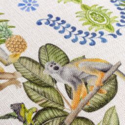 Wylder Tropics Valera Lagos Monkey Tropical Cushion - Size: 43 cm x 43 cm - thumbnail 5